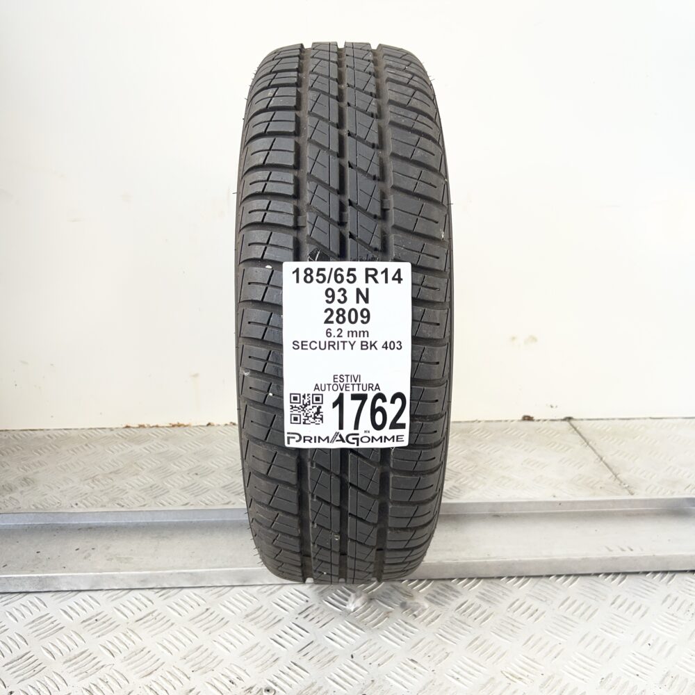 Pneumatico Usato 185 65 R14 93N Security BK 403 89% Estivo