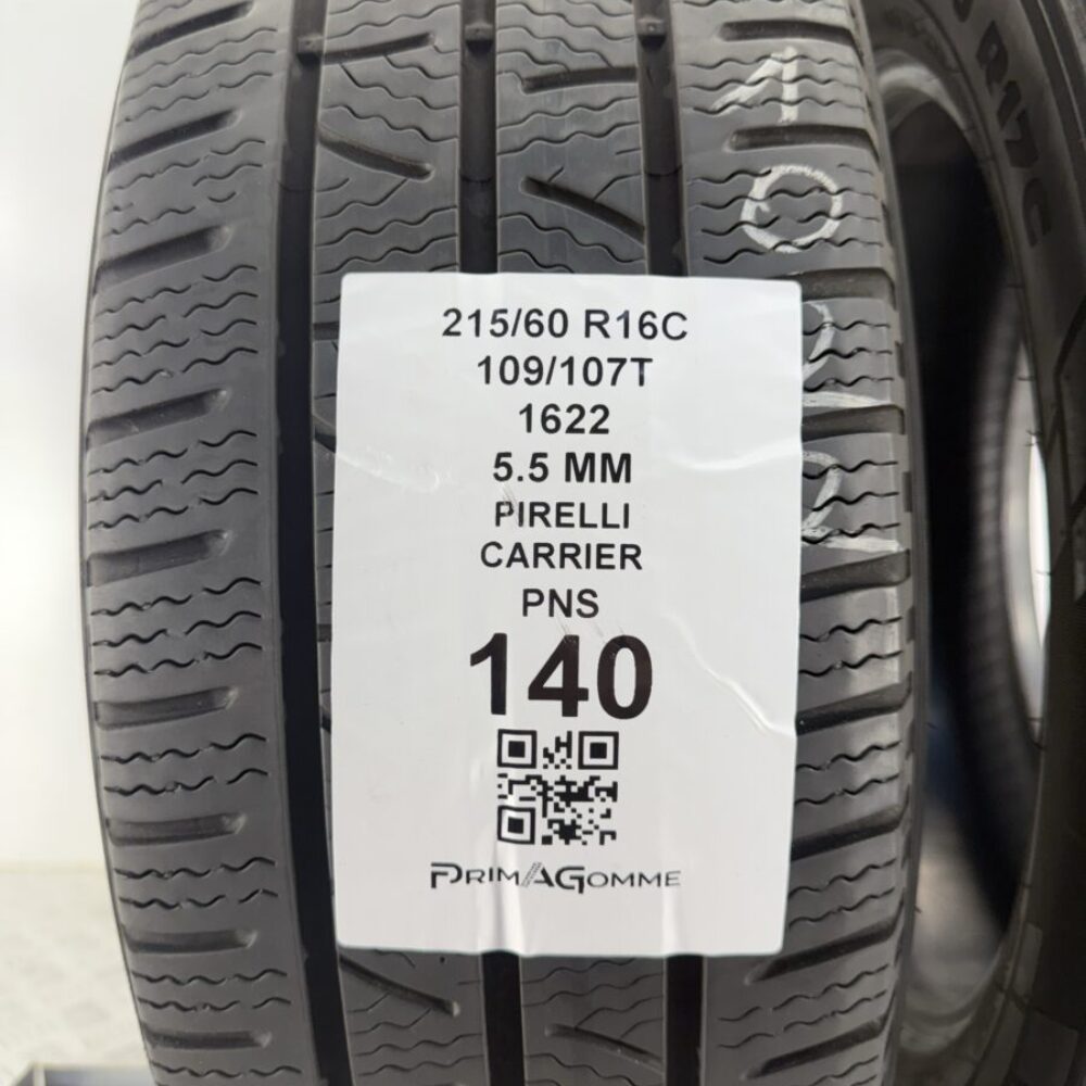 Pneumatici Usati 215 60 R16C 109/107T Pirelli Carrier 79% Invernali - immagine 3
