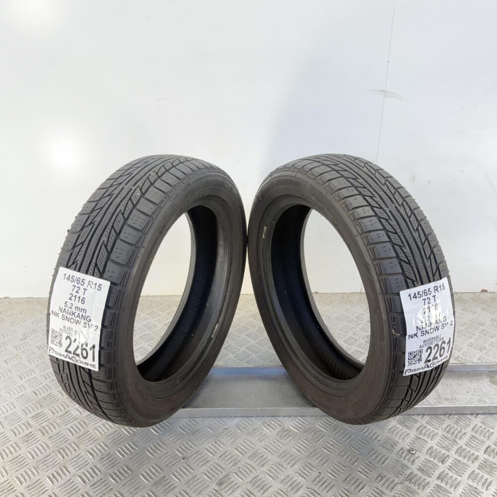 Gomme Usate 145 65 R15 72T Nankang NK Snow SV 2 74% Invernali - immagine 6