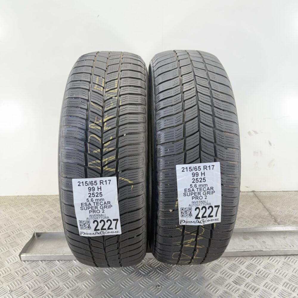 Gomme Usate 215 65 R17 99H Esa Tecar Super Grip Pro 2 80% Invernali