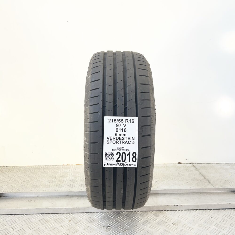 Pneumatico Usato 215 55 R16 97V Vredestein Sportrac 5 86% Estivo