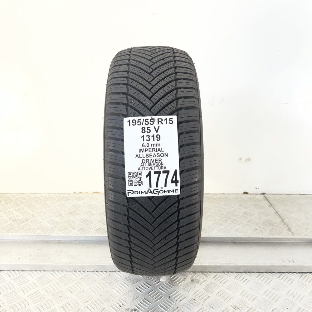 Pneumatico Usato 195 55 R15 85V Imperial Allseason Driver 75% 4 Stagioni