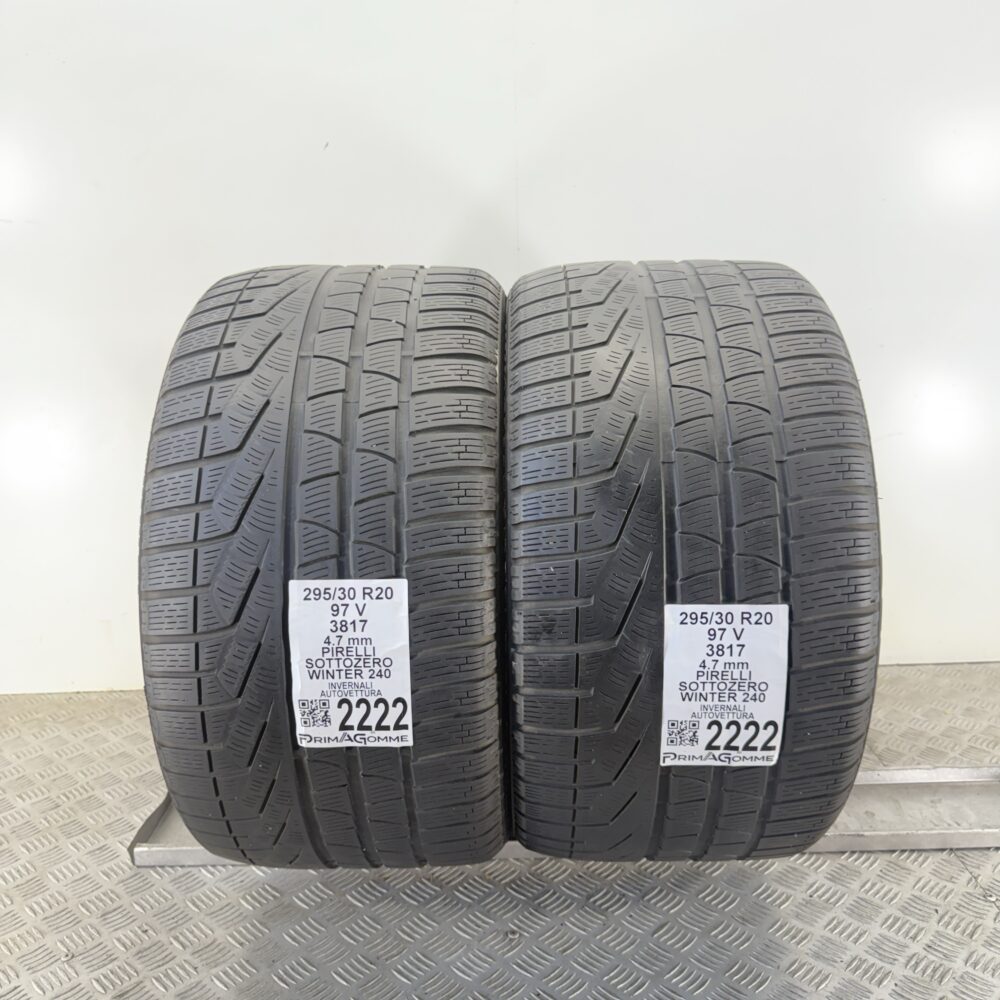 Gomme Usate 295 30 R20 97V Pirelli Sottozero Winter 240 Invernali