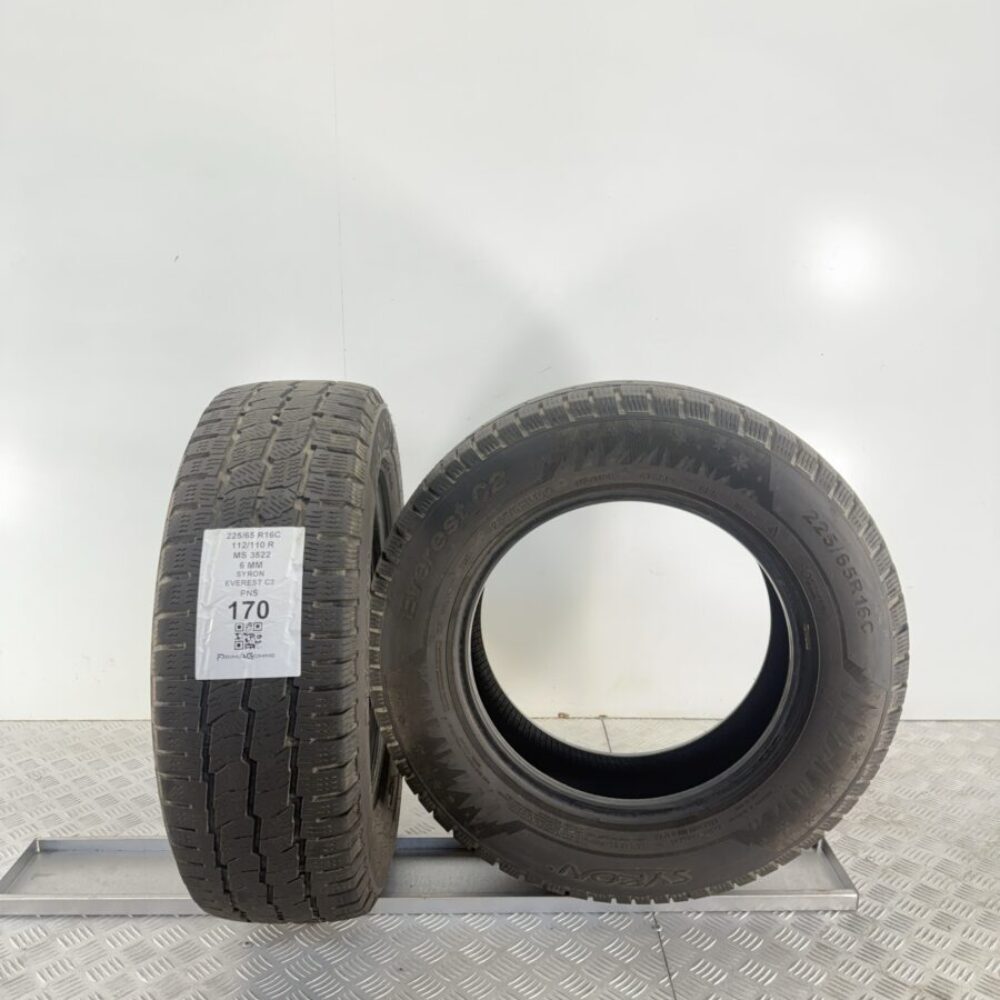 Gomme Usate 225 65 R16C 112 110R Syron Everest C2 6mm Invernali - immagine 4
