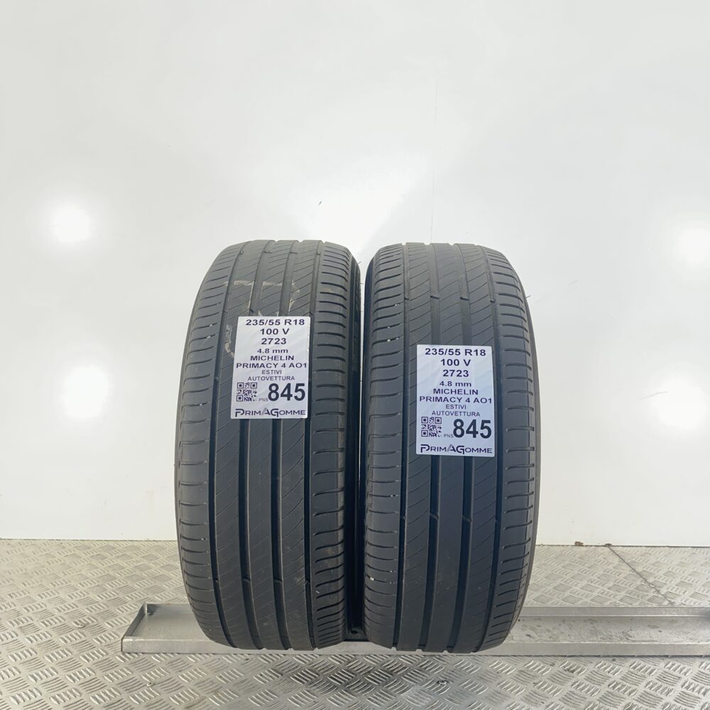Pneumatici Usati 235 55 R18 100V Michelin Primacy 4 AO1 Estive