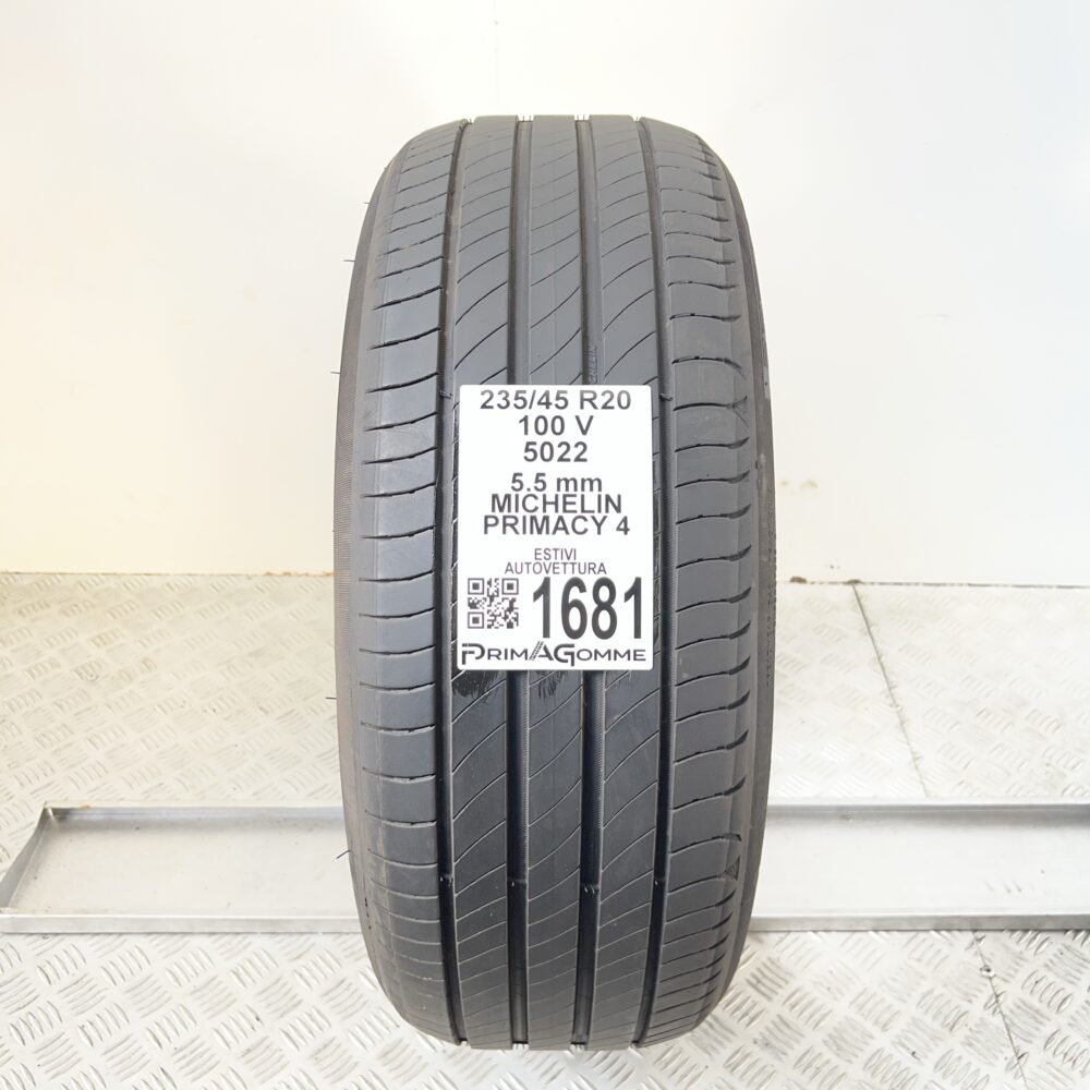 Gomma Usata 235 45 R20 100V Michelin Primacy 4 78% Estiva