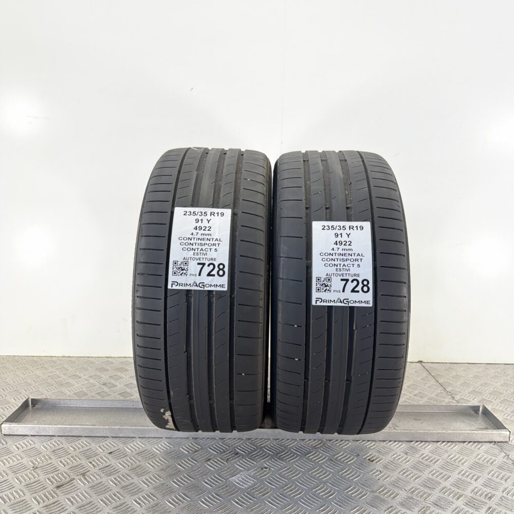 Pneumatici Usati 235 35 R19 91Y Continental ContiSportContact 5 Estive
