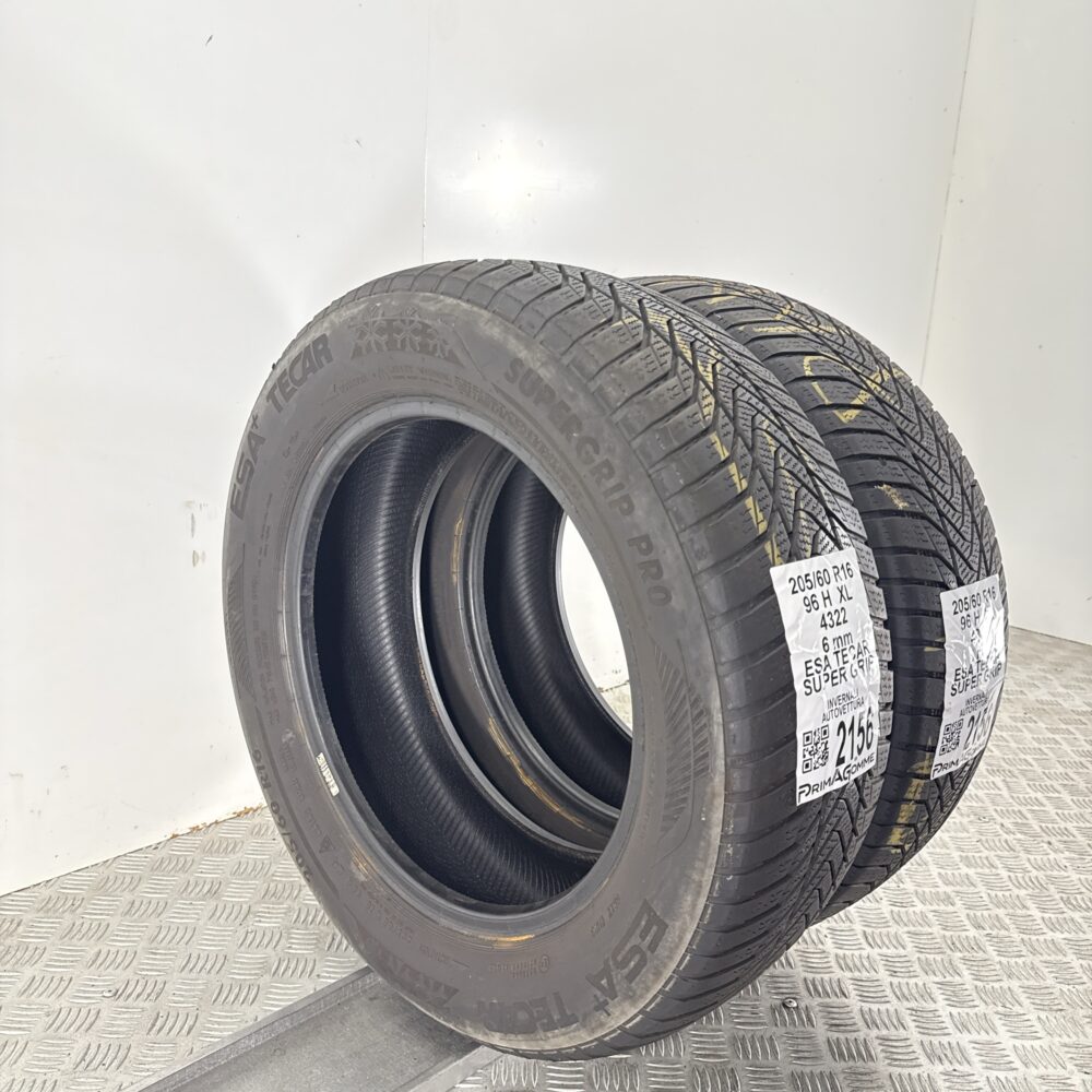 Gomme Usate 205 60 R16 XL 96H Esa Tecar Super Grip 86% Invernali - immagine 8