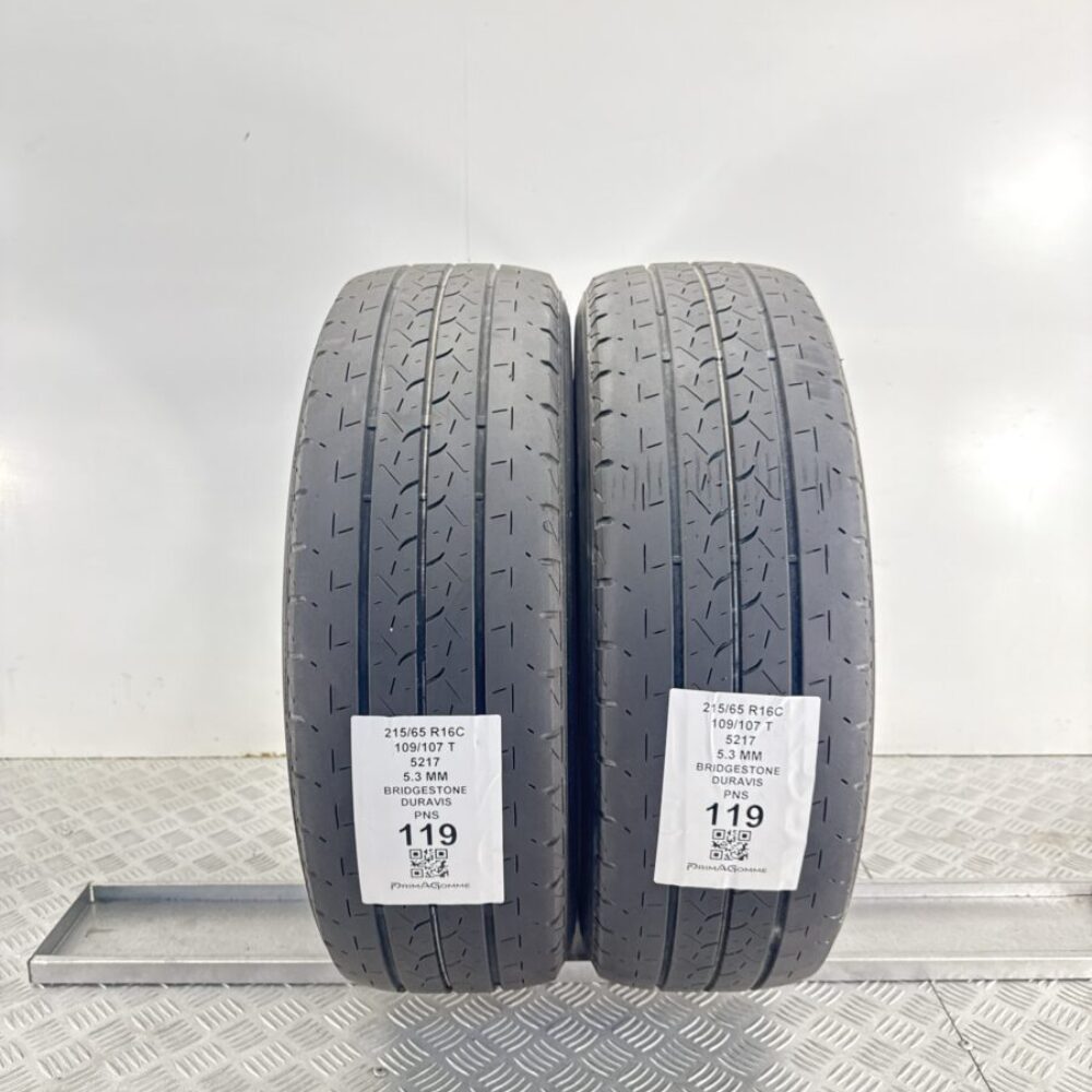 Pneumatici Usati 215 65 R16C 109 107T Bridgestone Duravis 76% Estive