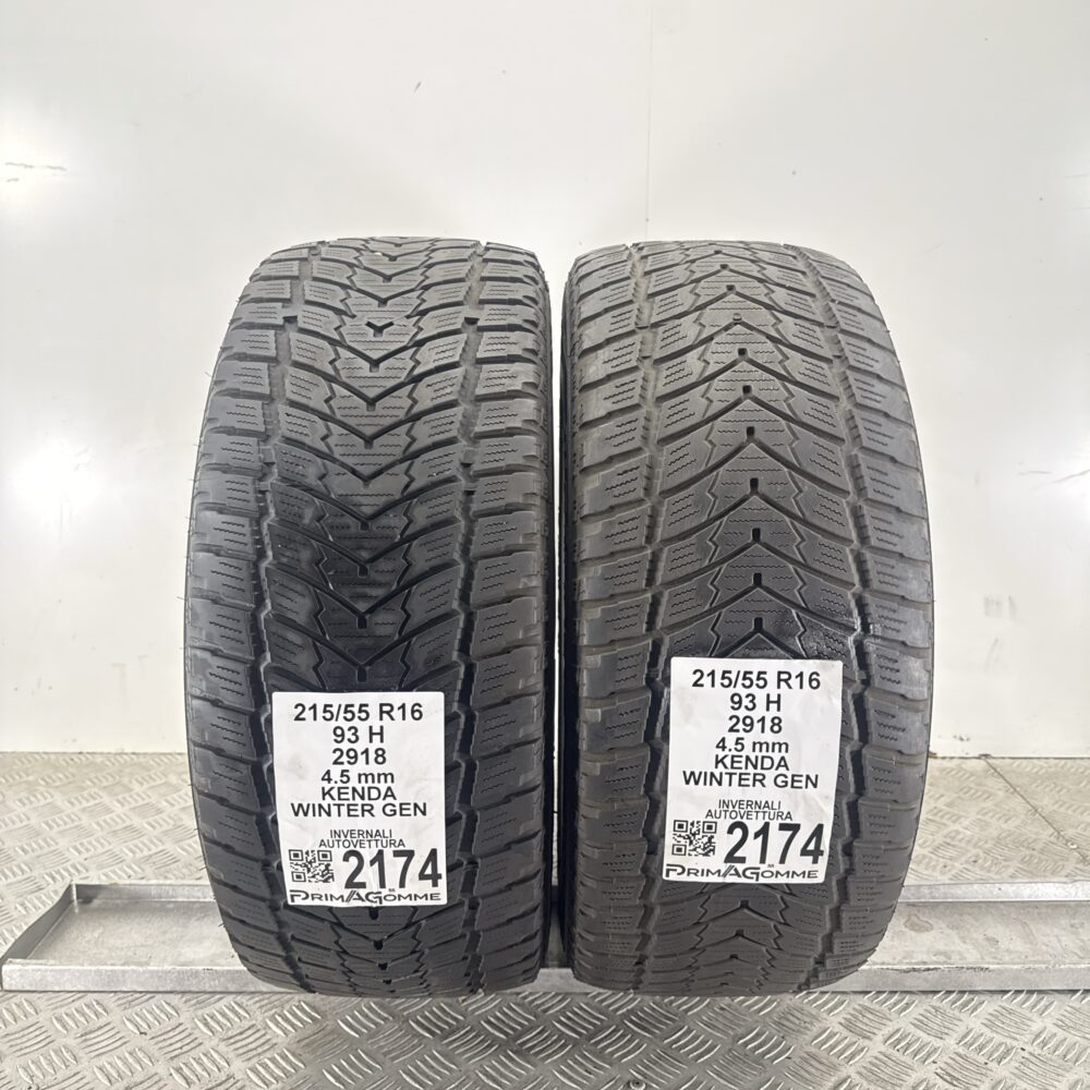 Pneumatici Usati 215 55 R16 93H Kenda Winter Gen Invernali - immagine 13