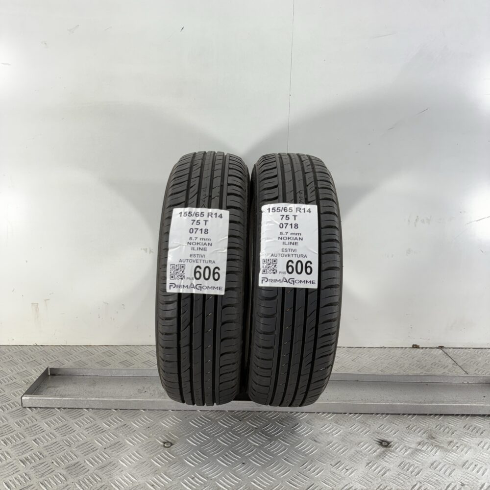 Pneumatici Usati 155 65 R14 75T Nokian Iline 81% Estive