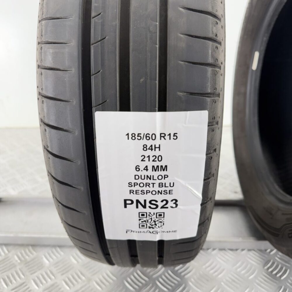 Gomme Usate 185 60 R15 84H Dunlop Sport Blu Response 6.4mm Estive - immagine 3