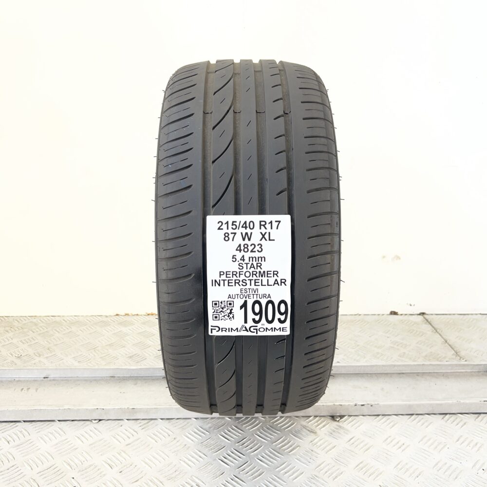 Pneumatico Usato 215 40 R17 XL 87W Star Performer Interstellar 77% Estivo