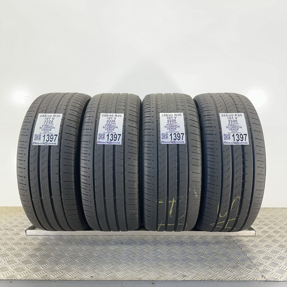 Gomme Usate 255 40 R20 101V Pirelli Scorpion Verde 71% Estive