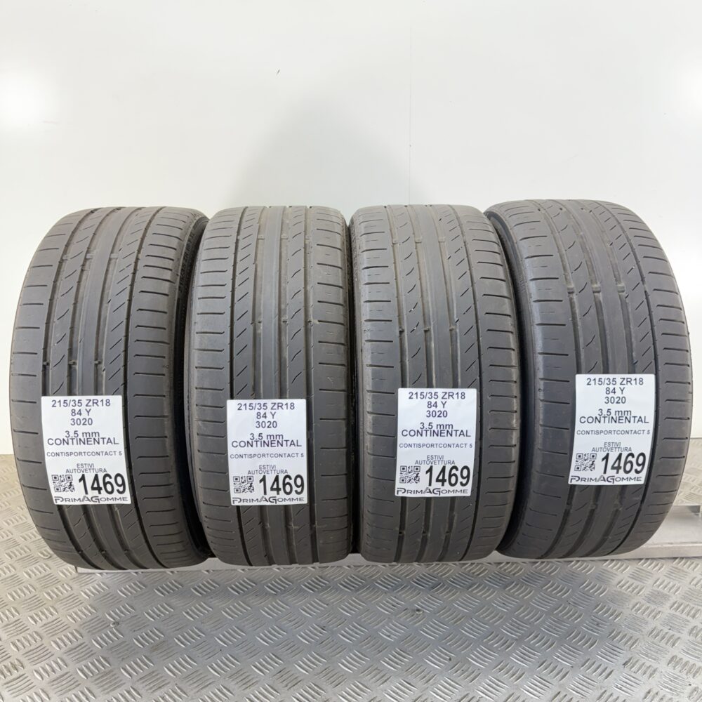 Gomme Usate 215 35 ZR18 84Y Continental ContiSportContact 5 Estive