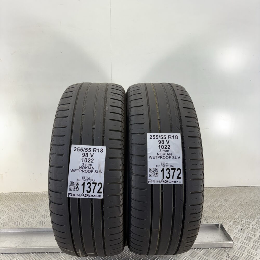 Gomme Usate 255 55 R18 98V Nokian Waterproof SUV Estive