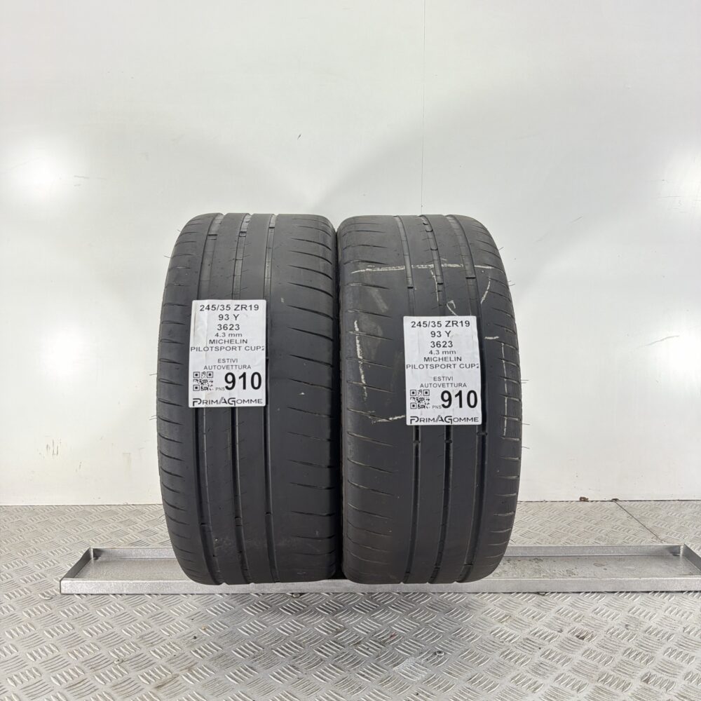 Gomme Usate 245 35 ZR19 93Y Michelin Pilot Sport Cup2 Estive