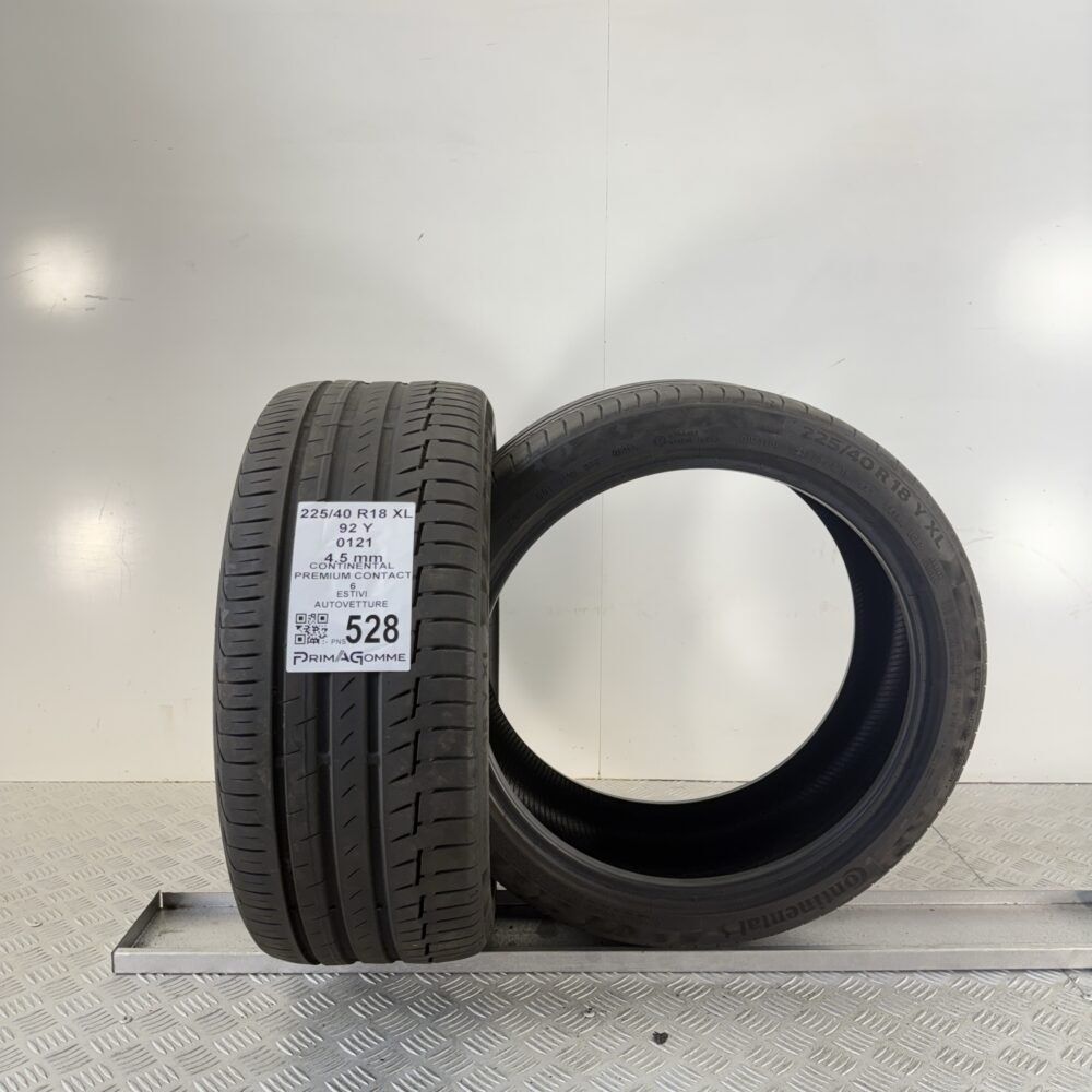 Pneumatici Usati 225 40 R18 XL 92Y Continental Premium Contact Estive - immagine 5