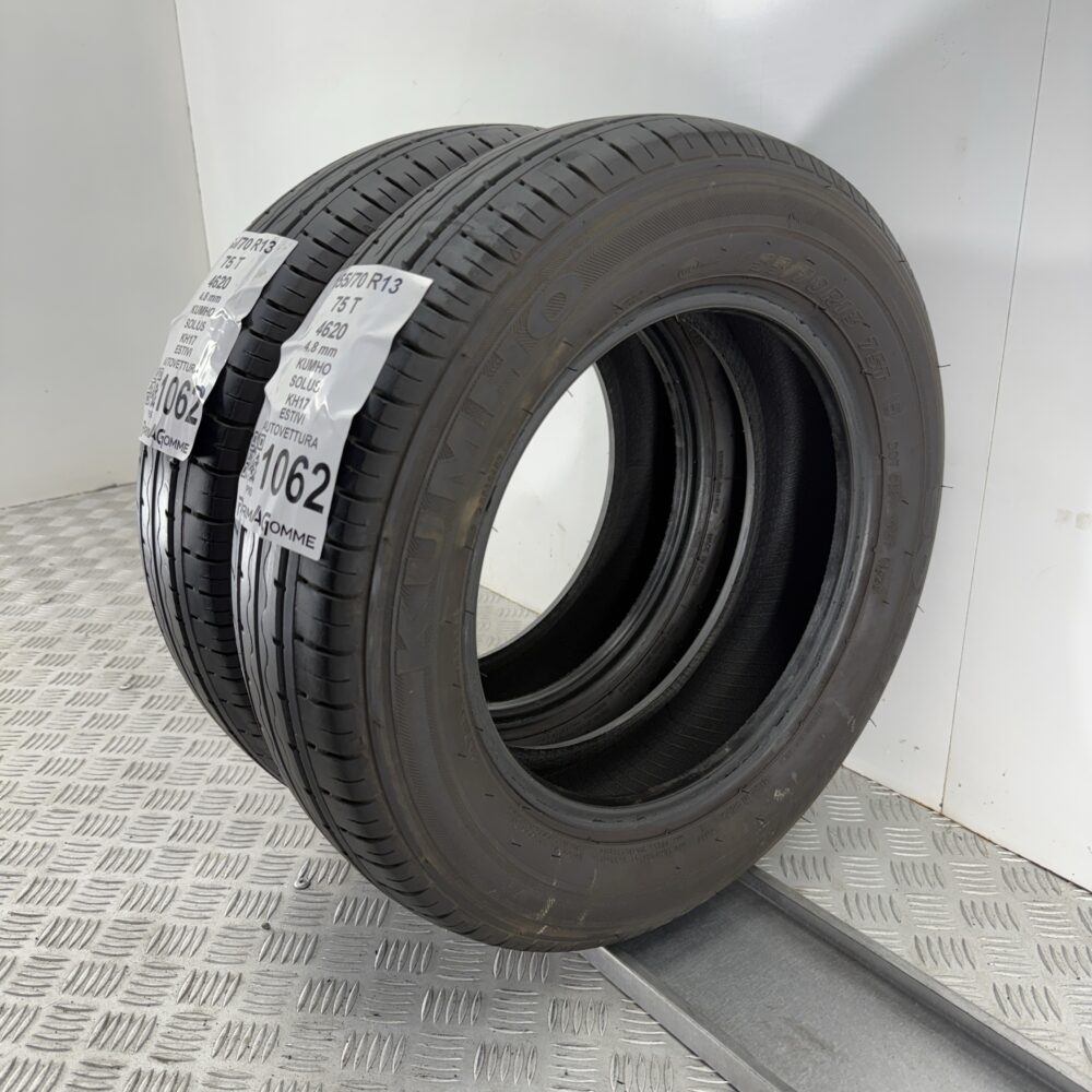 Gomme Usate 155 70 R13 75T Kumho Solus KH17 Estive - immagine 8