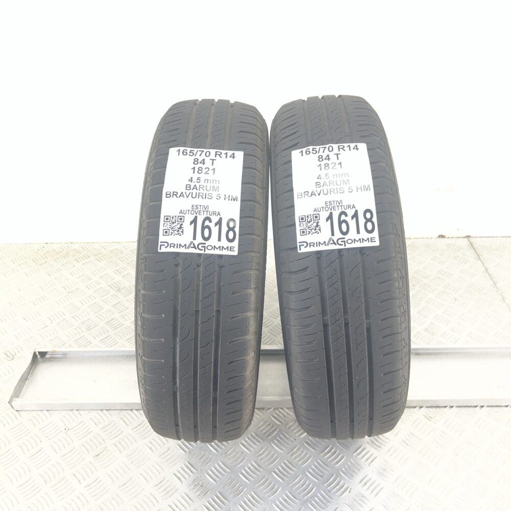 Pneumatico Usato 165 70 R14 84T BARUM Bravuris 5 HM Estivo