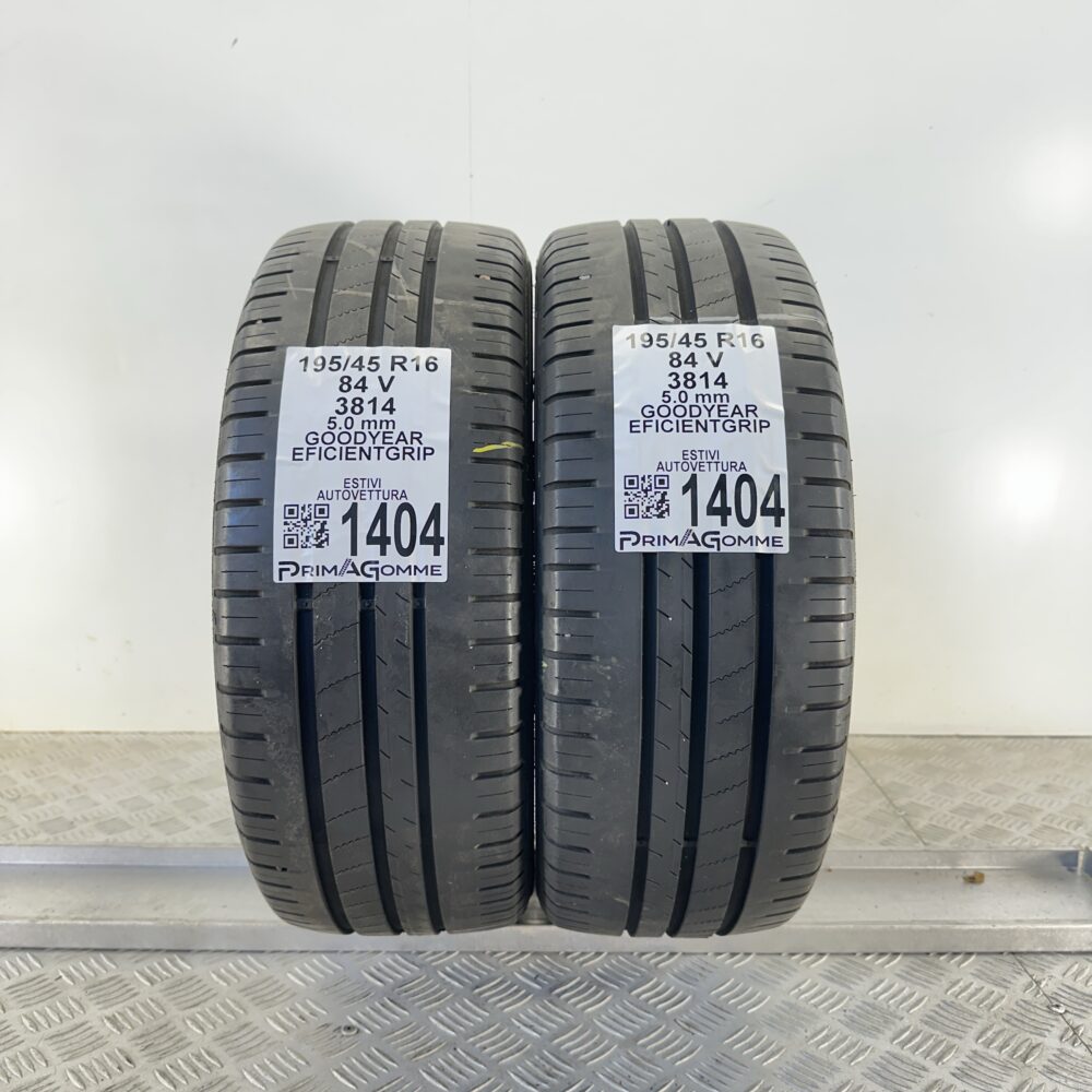 Pneumatici Usati 195 45 R16 84V GOODYEAR EfficientGrip 71% Estive