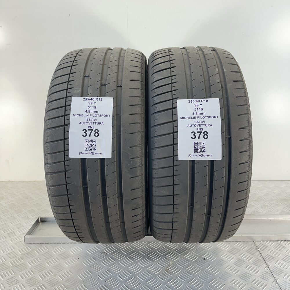 Pneumatici Usati 255 40 R18 99Y Michelin PilotSport Estive