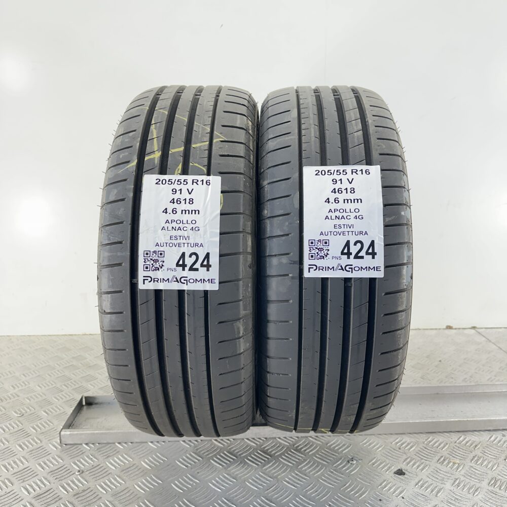 Pneumatici Usati 205 55 R16 91V Apollo Alnac 4G Estive