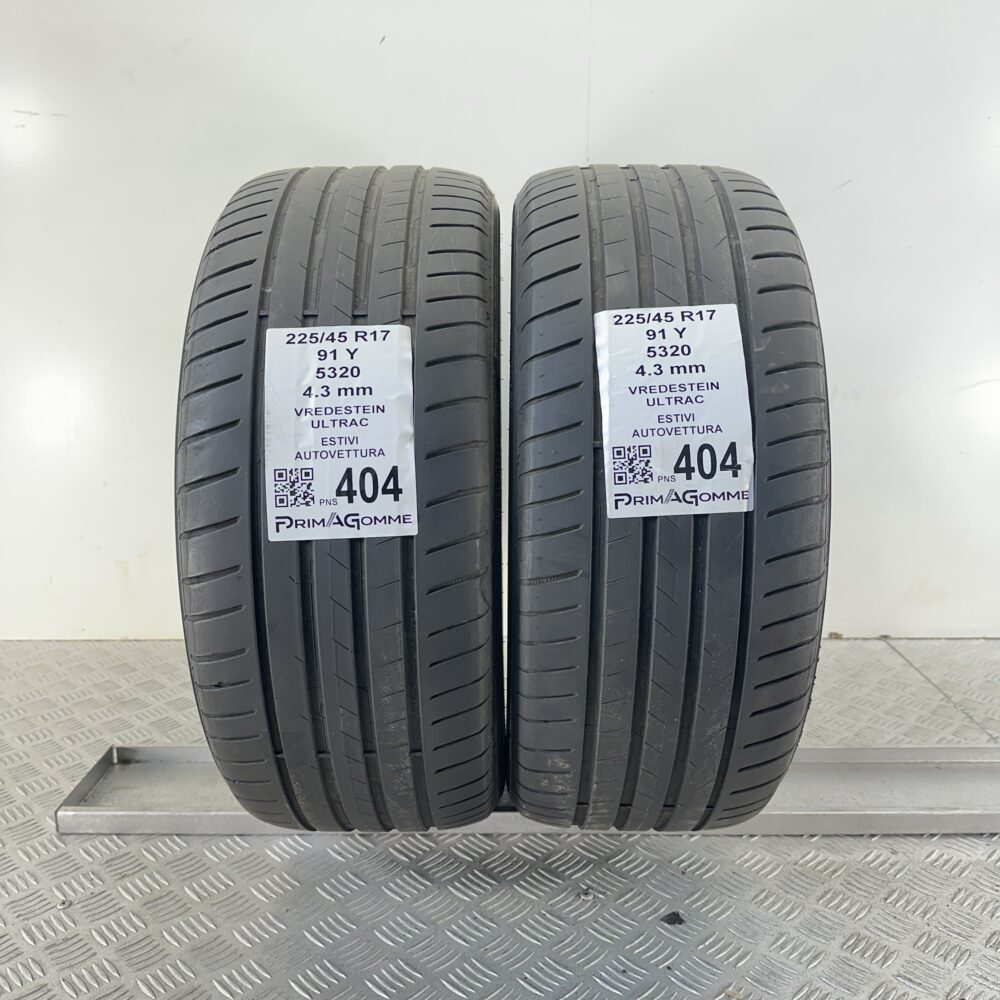 Pneumatici Usati 225 45 R17 91Y Vredestein Ultrac Estive