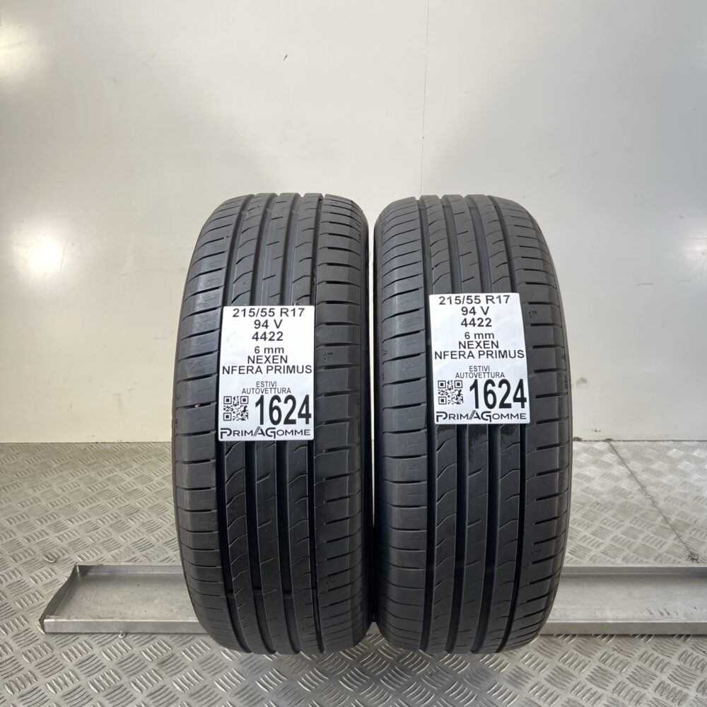 Gomme Usate 215 55 R17 94V Nexen Nfera Primus 86% Estive