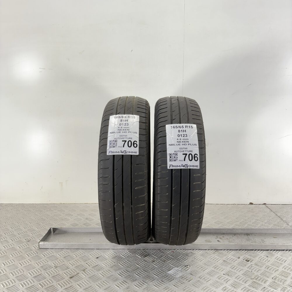 Pneumatici Usati 165 65 R15 81H Nexen NBlue HD Plus Estive