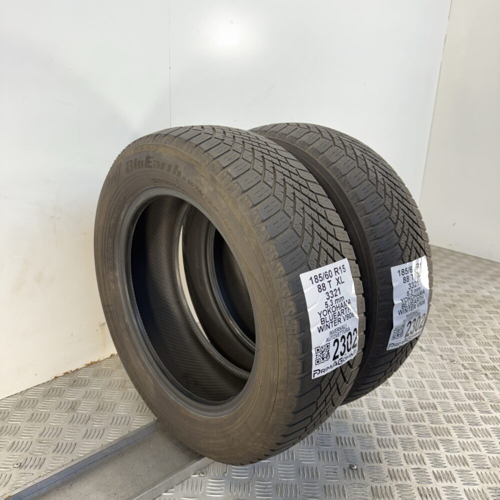 Gomme Usate 185 60 R15 XL 88T Yokohama BluEarth Winter V906 76% Invernali - immagine 9