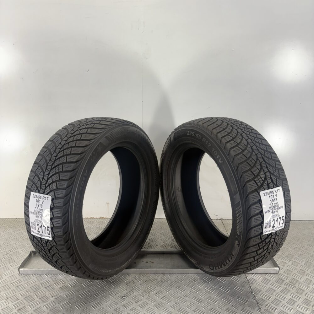 Gomme Usate 225 55 R17 101V Kumho Wintercraft WP71 100% Invernali - immagine 10