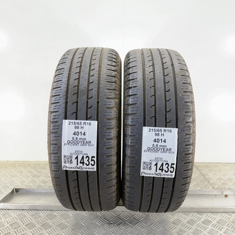 Pneumatici Usati 215 65 R16 98H Goodyear Efficient Grip SUV 78% Estive