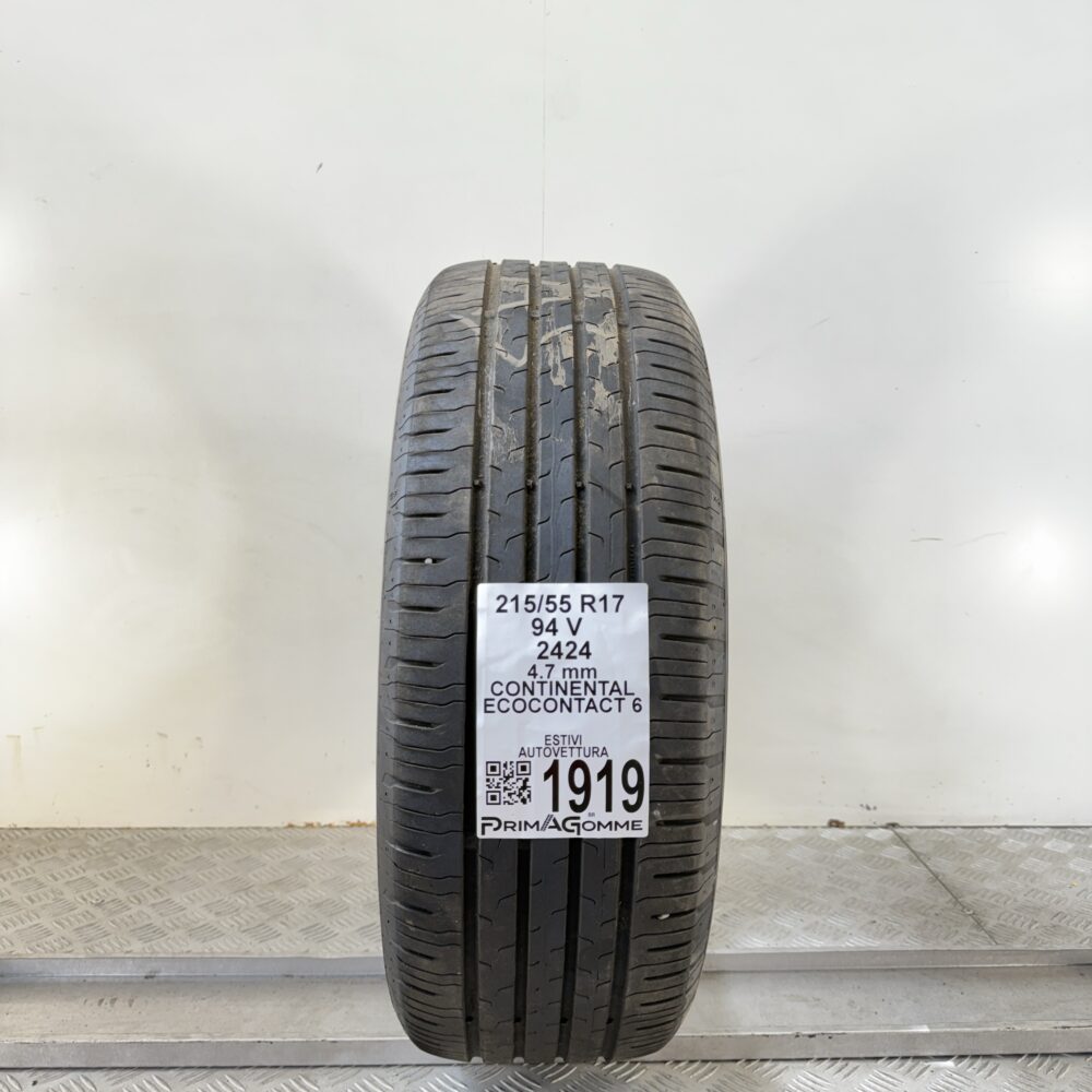 Pneumatico Usato 215 55 R17 94V Continental EcoContact 6 Estivo