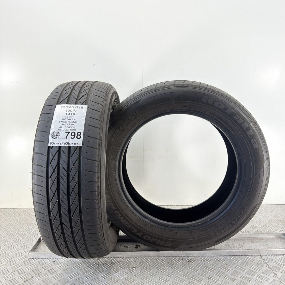 Pneumatici Usati 225 60 R18 100V Rotalla Engoyland H/TRF10 85% Quattro Stagioni - immagine 4