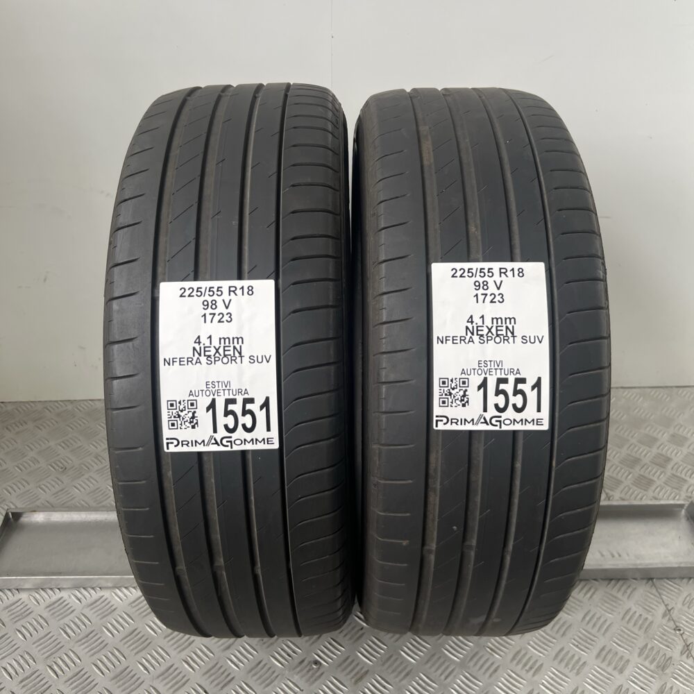 Gomme Usate 225 55 R18 98V Nexen N’Fera Sport SUV Estive