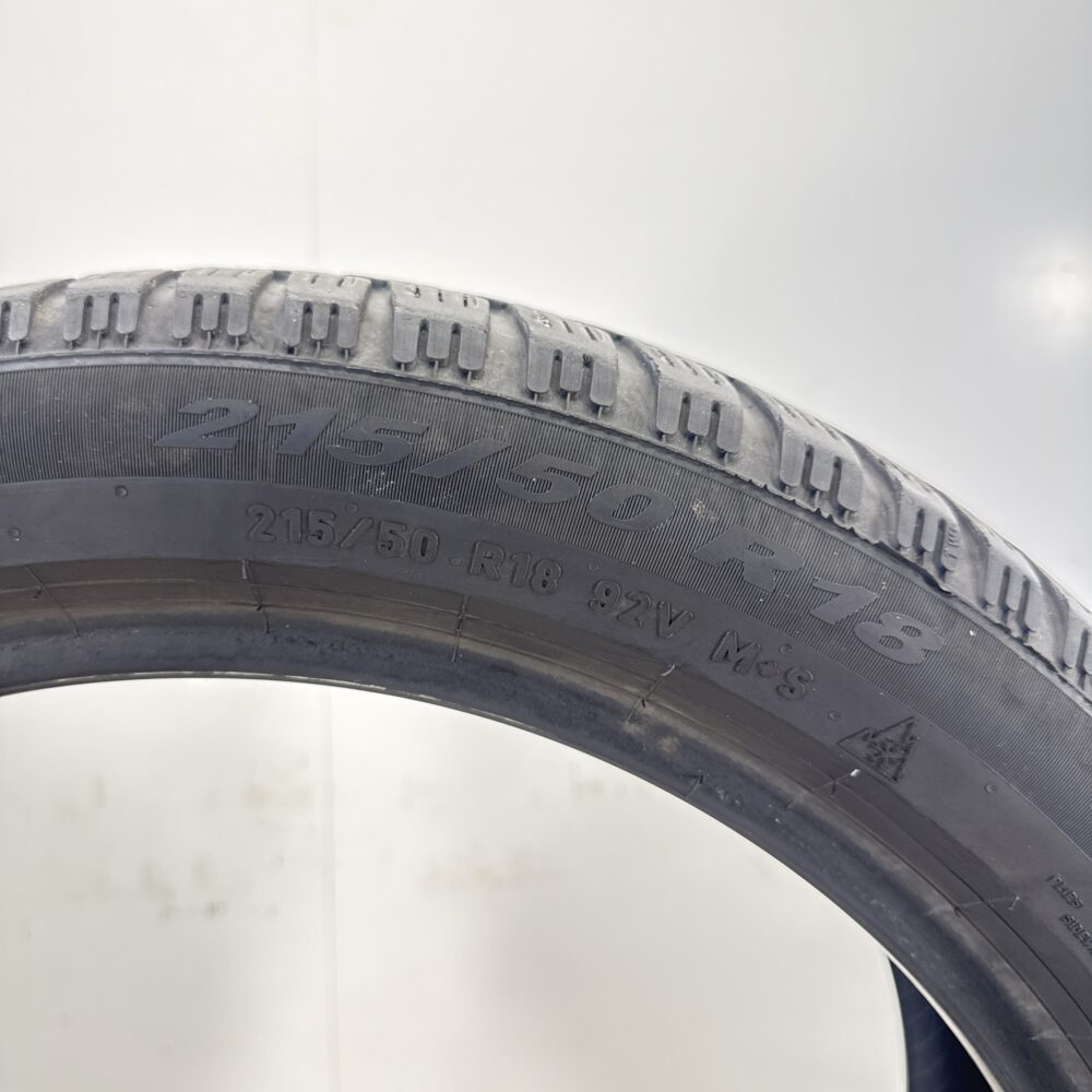 Gomme Usate 215 50 R18 92V Pirelli Winter 2 Cinturato Invernali - immagine 8