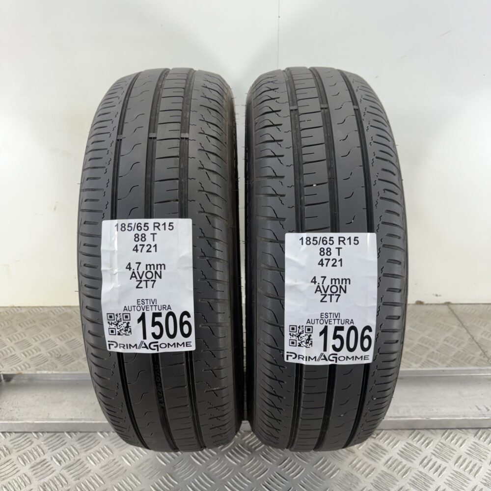Gomme Usate 185 65 R15 88T Avon ZT7 Estive