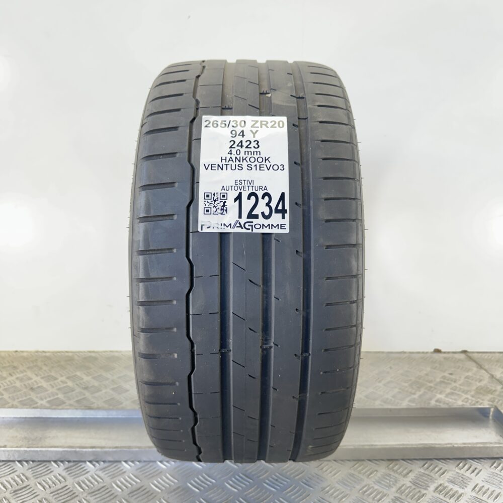 Pneumatico Usato 265 30 ZR20 94Y Hankook Ventus S1Evo3 Estivo