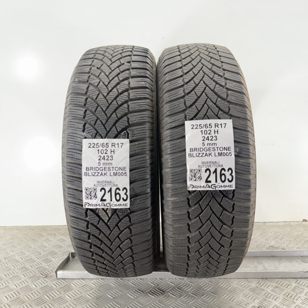 Gomme Usate 225 65 R17 102H Bridgestone Blizzak LM005 71% Invernali