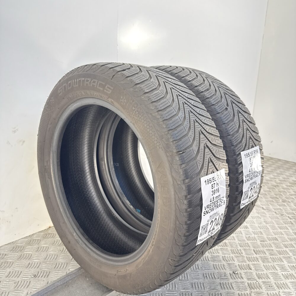 Gomme Usate 195 55 R16 87H Vredestein Snowtrac 5 Invernali - immagine 9