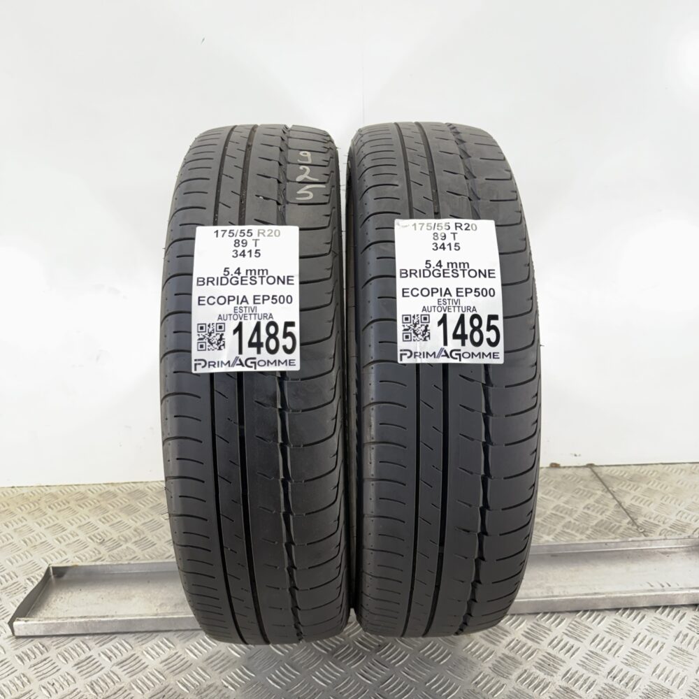 Gomme Usate 175 55 R20 89T Bridgestone Ecopia EP500 77% Estive