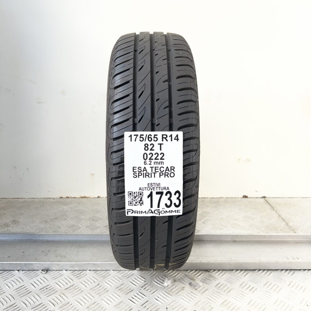 Pneumatico Usato 175 65 R14 82T Esa Tecar Spirit Pro 89% Estivo
