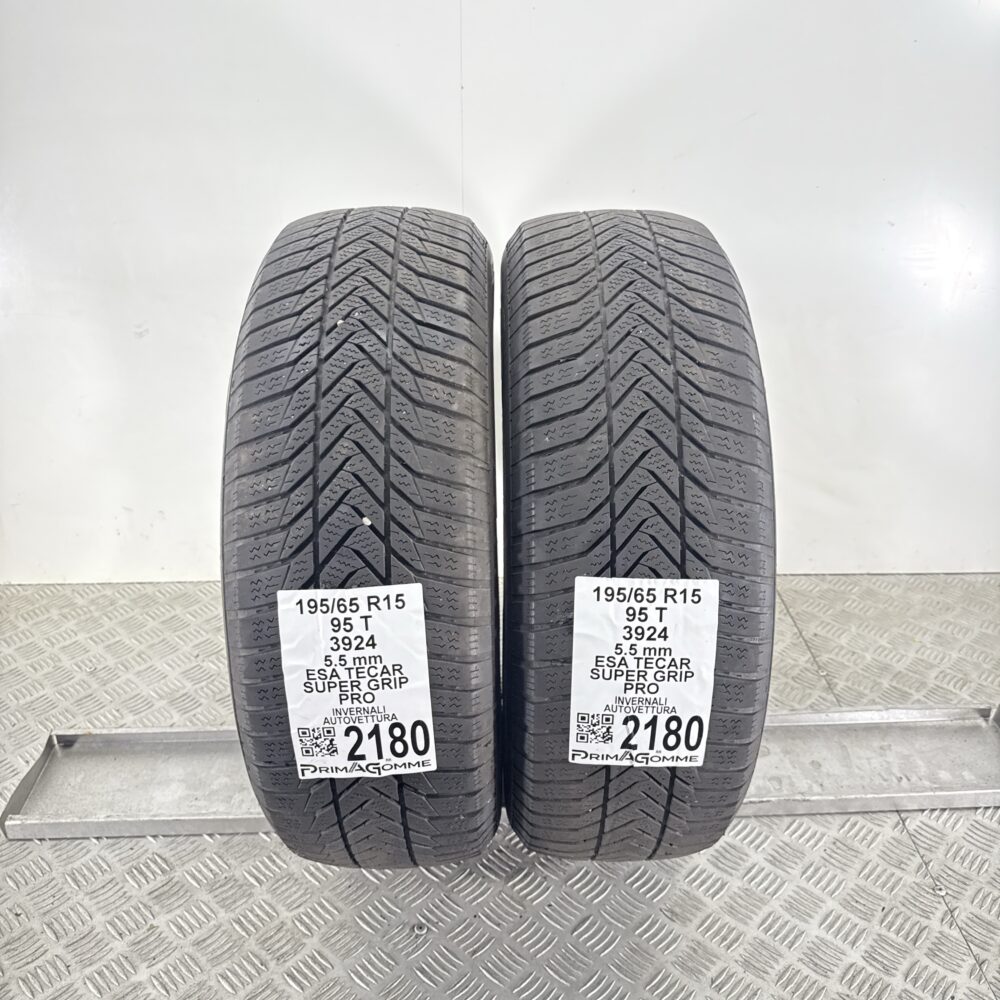 Gomme Usate 195 65 R15 95T Esa Tecar Super Grip Pro 79% Invernali