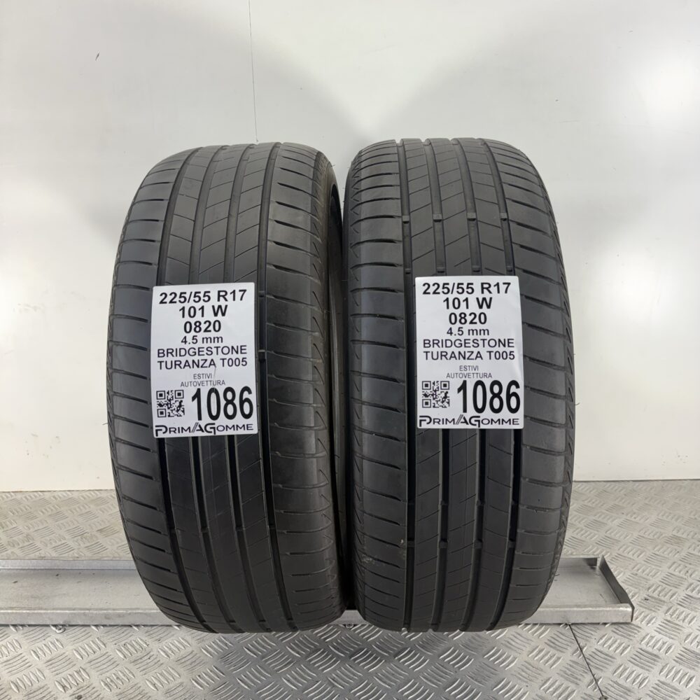 Gomme Usate 225 55 R17 101W Bridgestone Turanza T005 Estive