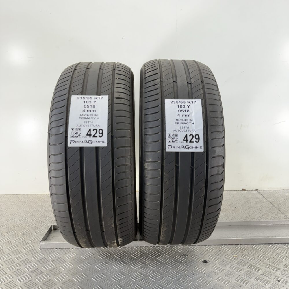 Pneumatici Usati 235 55 R17 103Y Michelin Primacy 4 Estive