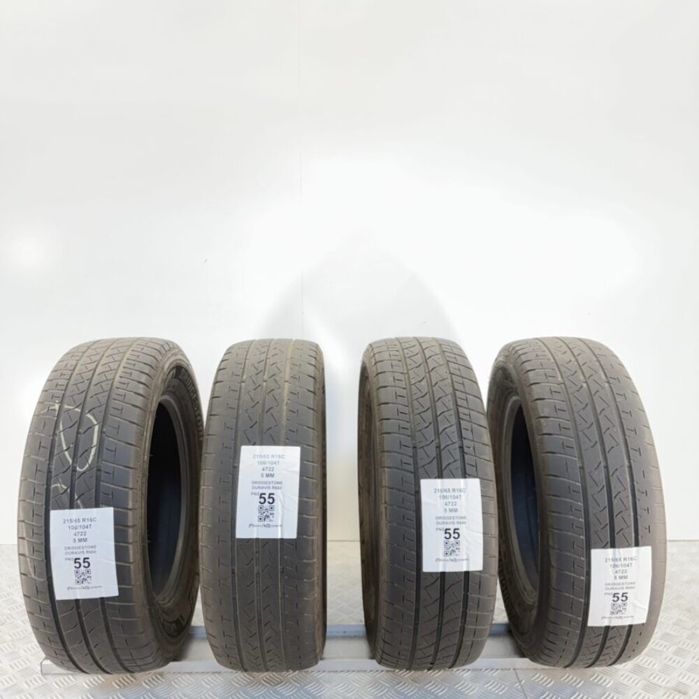 Pneumatici Usati 215 65 R16C 106 104T Bridgestone Duravis R660 71% Estive