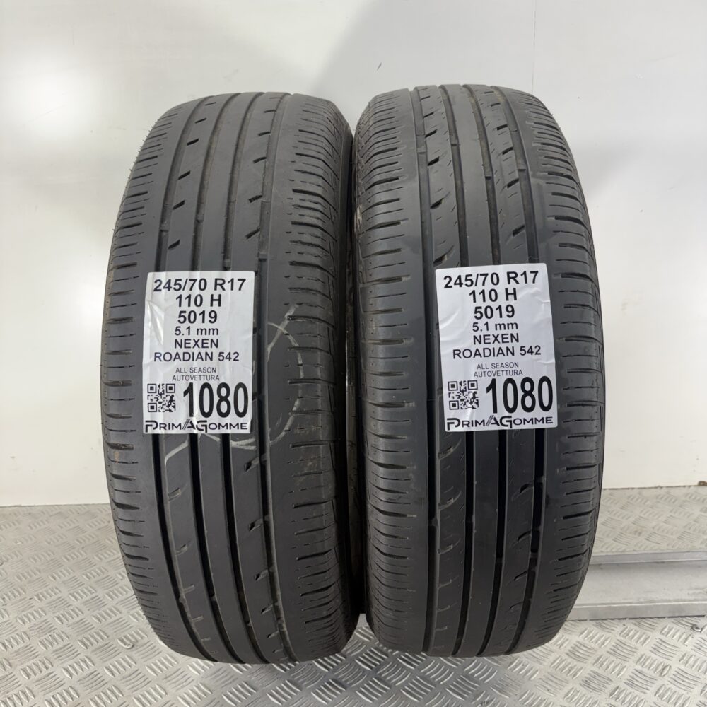 Gomme Usate 245 70 R17 110H Nexen Roadian 542 73% Quattro Stagioni - immagine 12