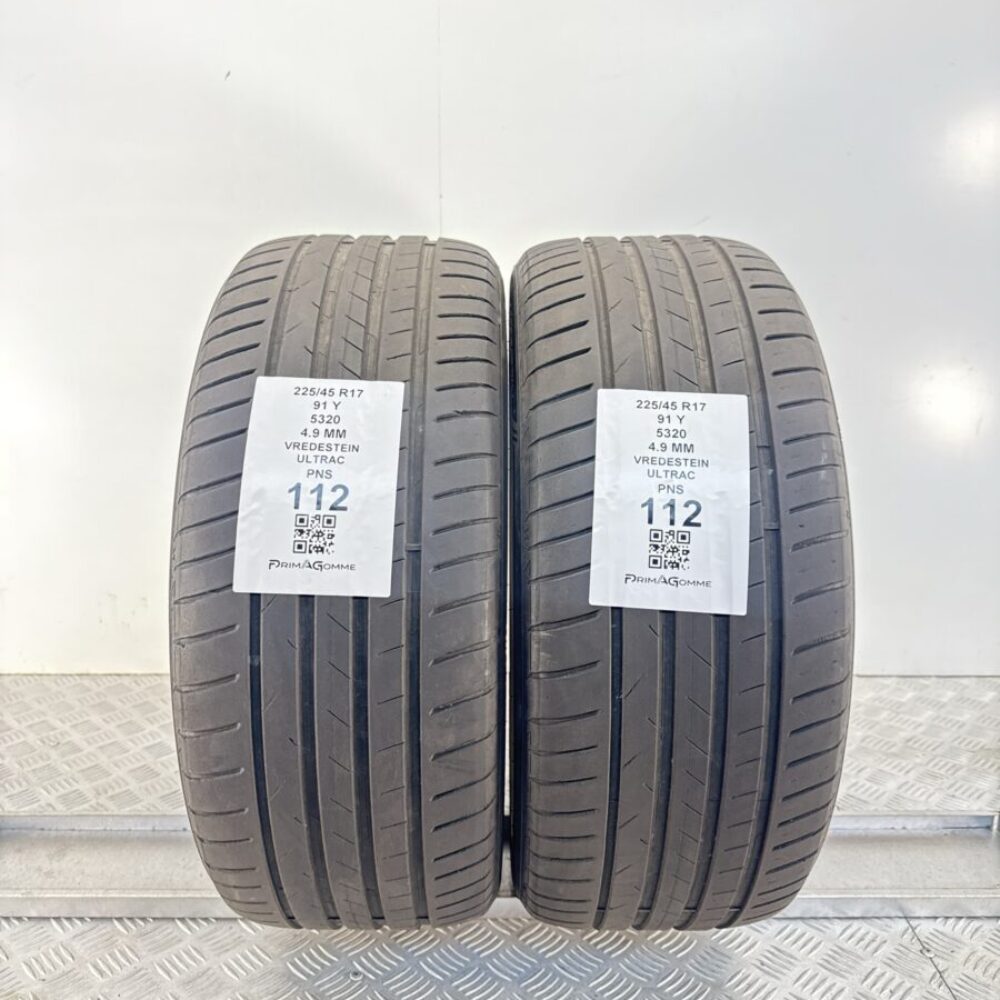 Gomme Usate 225 45 R17 91Y Vredestein Ultrac  Estive