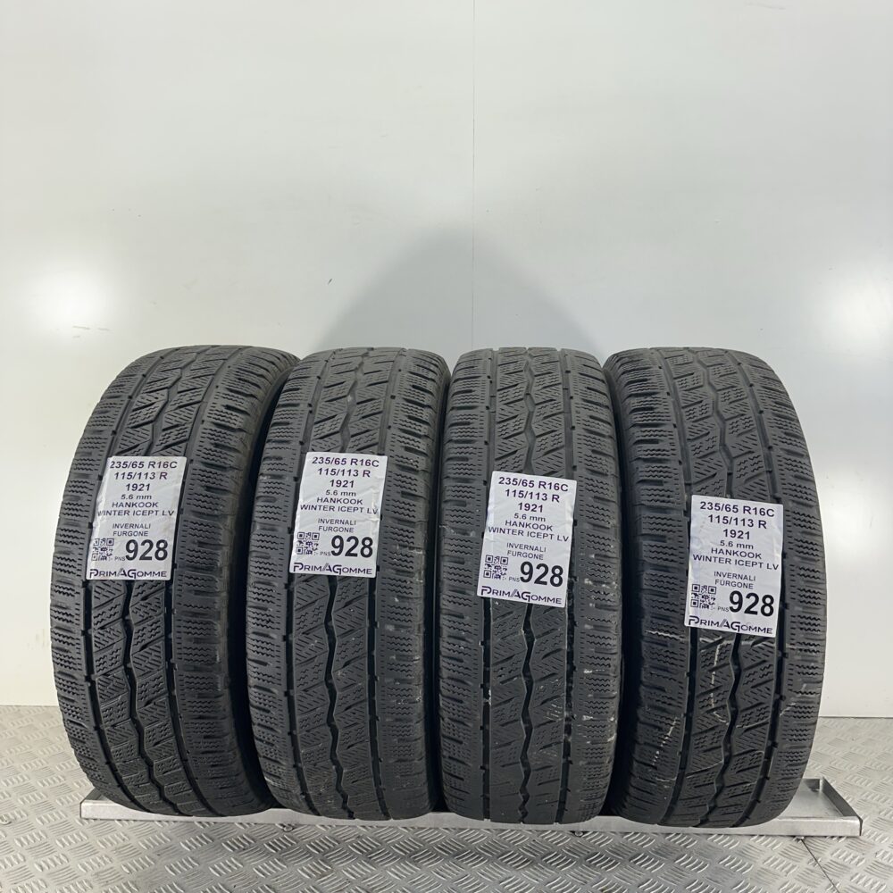 Pneumatici Usati 235 65 R16C 115 113R Hankook Winter Icept LV 78% Invernali